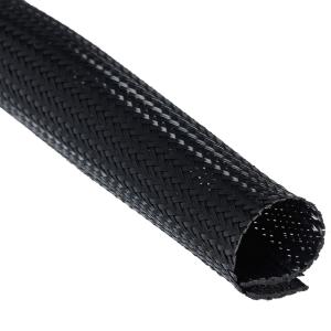 helos Flexibler Kabelkanal mit Klettverschluss 2 m,  51 mm, schwarz, lose 35092-2 (4017538984197)