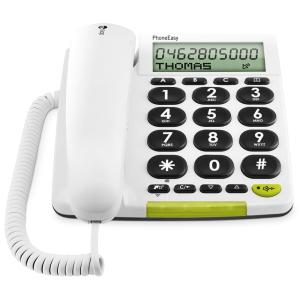 Doro PhoneEasy 312cs Großtastentelefon, weiß 380007 (7322460056414)