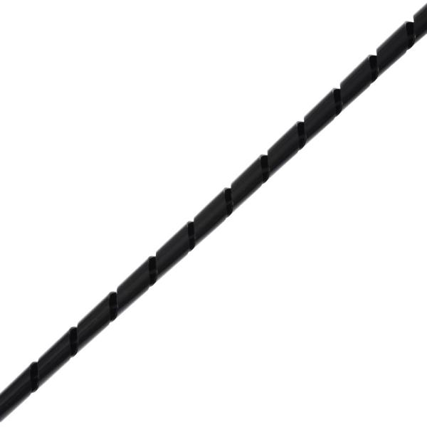 helos Spiral-Kabelschlauch  4 - 50 mm, 10m schwarz (zuschneidbar), zum Bündeln von Kabeln 129259 (4005938292592)