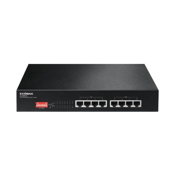 Edimax 8-Port Fast Ethernet PoE+ Switch ES-1008P V2 (4717964701558)