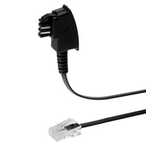 helos Anschlusskabel TAE F / RJ45 8P2C, Routerkabel, 1 m, lose 70002-1 (4017538129352)