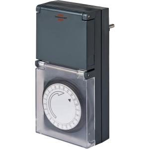 Tages-Zeitschaltuhr MZ44 IP44 anthrazit Aussenbereich BRENNENSTUHL 1506460 (4007123104543)