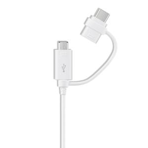 Samsung - EP-DG930DW Combo Cable USB Type-C + Micro-USB - White BULK EP-DG930DWEGWW (8806088571447)