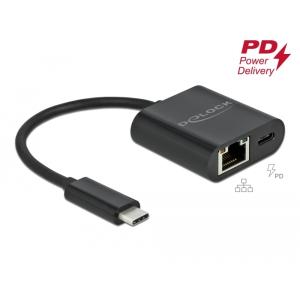Delock Usb C/rj 45 Lan-adapter 66644 (4043619666447)