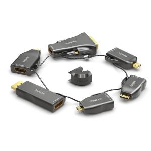 PureLink apter Ring Groß - 6x HDMI - miniDP/DP/USB-C/Mini HDMI/Micro HDMI/DVI IQ-AR210 (4251364723562)