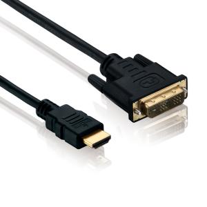 PureLink Anschlusskabel, HDMI Stecker/ DVI-D 18+1 St, FULL HD, BASIC,1,5m, schw 302054 (4005938020546)