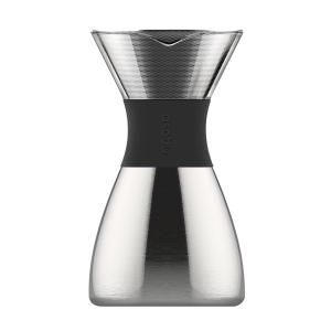 Asobu - Pour Over Filterkaffeebereiter Silber Schwarz Pourover silver/black (0842591029264)