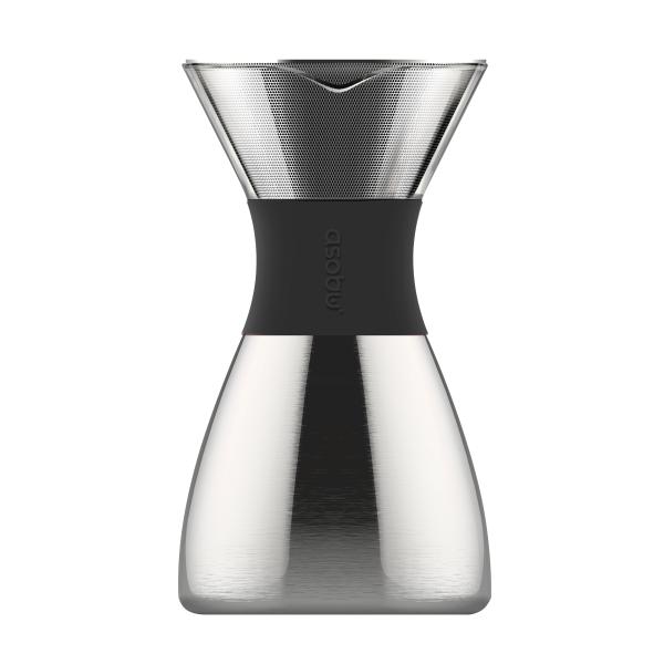 Asobu - Pour Over Filterkaffeebereiter Silber Schwarz Pourover silver/black (0842591029264)