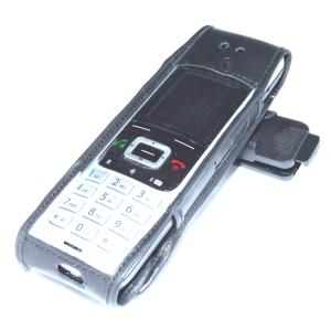 Haco Ledertasche Unify OpenScape DECT S4/S5, Drehclip auch für Gigaset S79H, Gigaset S810H 5100S5Pro ()