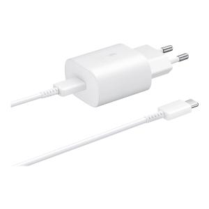 Samsung - EP-TA800XWE - Quick Charger + CABLE - USB Typ C- 25W - Weiß BULK EP-TA800XWEGWW (8801643979379)