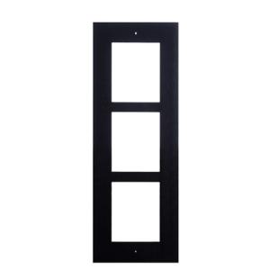 2N IP-Verso - Unterputzrahmen 3-Module schwarz nur mit 9155016 9155013B (8595159509457)