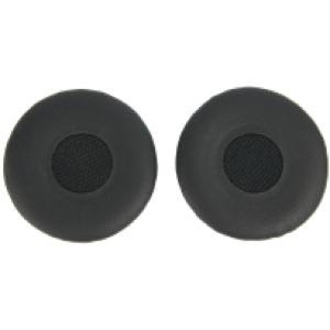 Lederohrkissen für Evolve 20-65 schwarz Leder 10 Stück Jabra E02260 (5706991017618)