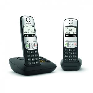 Gigaset A690 A Duo Schnurloses Telefon-set Mit Anrufbeantworter Schwarz L36852-H2830-B101 (4250366855691)