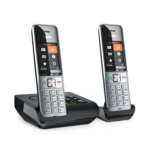 Gigaset Comfort 500A Duo silber schwarz L36852-H3023-B101 (4250366866642)