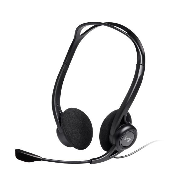 Logitech H960 USB-Headset mit Mikrofon - kabelgebunden - schwarz 981-000100 (5099206008441)