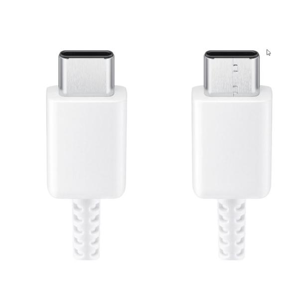 Samsung EP-DA705BWE USB-C To USB- C Datenkabel Weiss Bulk, Samsung Universal 24 Pin und 3A ,1 Meter BULK EP-DA705BWEGWW 