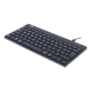 Compact Break Tastatur QWERTZ (DE) schwarz kabelgebunden R-GO RGOCODEWDBL (8719274491392)