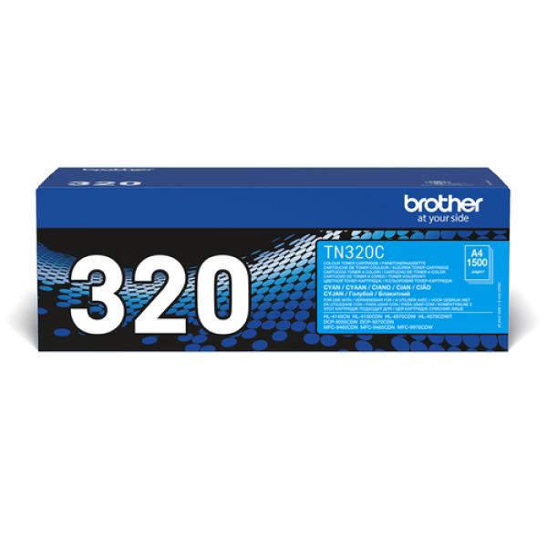 Original Brother Toner cyan (TN-320C) TN320C (4977766679350)