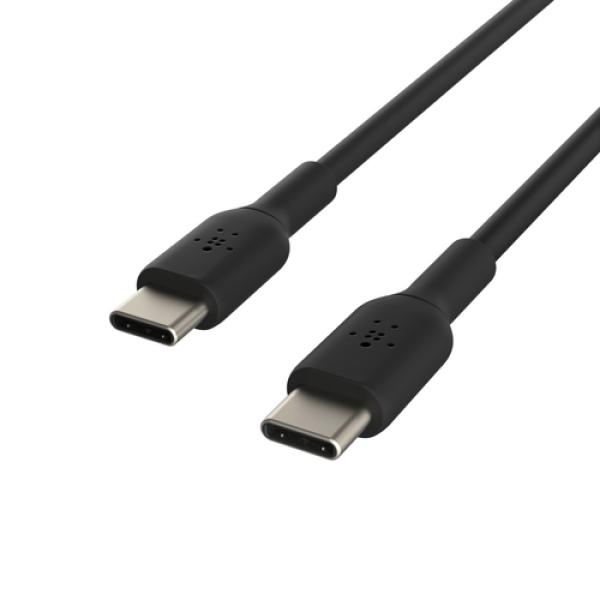 Belkin USB-C/USB-C Kabel PVC, 2m, schwarz CAB003bt2MBK