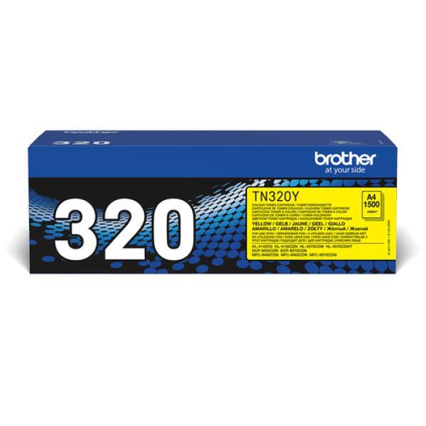 Original Brother Toner gelb (TN-320Y) TN320Y (4977766679374)