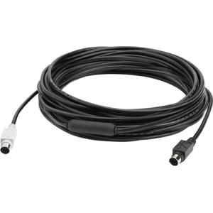 Logitech Ps/2 Kabel 10,0 M Schwarz, 1 St. 939-001487 (0097855129765)