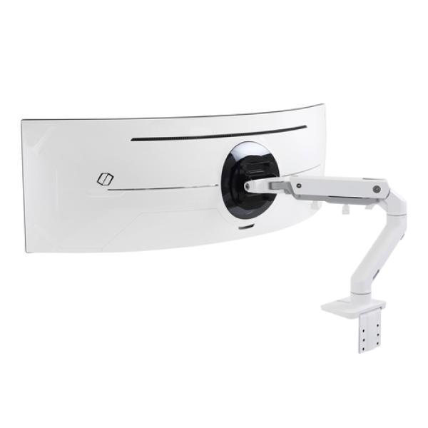Ergotron Monitor-halterung Hx Mit Hd-gelenk 45-647-216 Weiß Für 1 Monitor, Tischklemme, Tischbohrung (0698833085792)