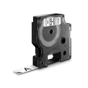 Dymo Schriftband D1 16957 S0718040, 12 Mm Schwarz Auf Weiß (5411313169578)