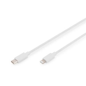 Daten- & Ladekabel, Apple ltn - USB-C, 2, 0 m DIGITUS DB-600109-020-W (4016032481577)