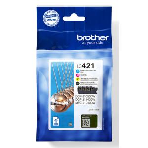 LC421VAL BROTHER DCPJ/MFCJ Tinte (4) cmyk ST 4x200Seiten