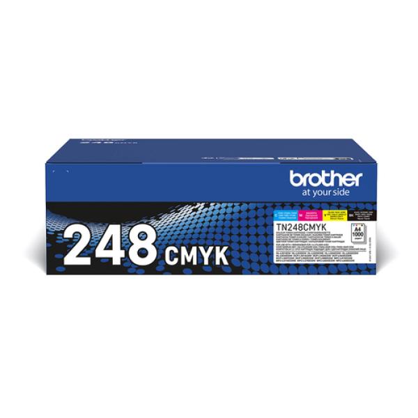 TN248VAL BROTHER DCP Toner (4) cmyk ST 4x1000Seiten