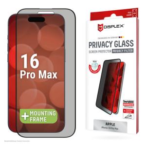DISPLEX Privacy Glass FC iPhone 16 Pro Max 02000 (4028778123734)