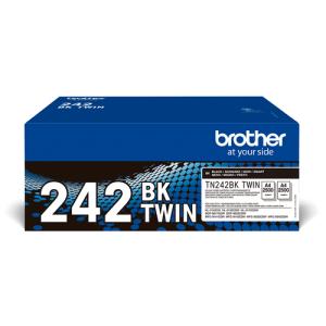 Original Brother Toner-Kit schwarz Doppelpack (TN-242BKTWIN) TN242BKTWIN (4977766812818)