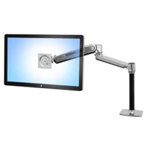 Ergotron Monitor-halterung Lx Hd 45-384-026 Silber Für 1 Monitor, Tischklemme, Tischbohrung (0698833040098)