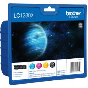 LC1280XLVALBP BROTHER MFC Tinte (4) cmyk 2400/3x1200Seiten Blister