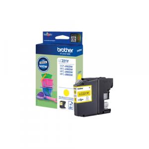 Tinte für  MFC-J480DW, gelb brother LC-221Y (4977766747349)