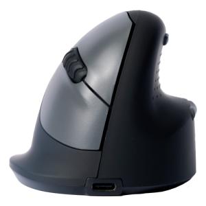Ergonomische Maus HE Groß (Handlänge ? 185mm) Rechtshänder kabellos schwarz R-GO RGOHELAWL (8719274490470)