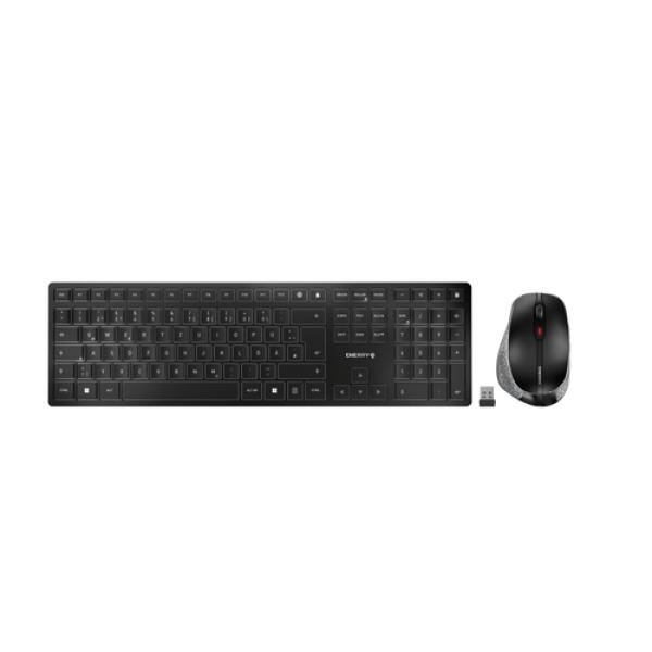 Cherry Dw 9500 Slim Tastatur-maus-set Kabellos Schwarz JD-9500DE-2 (4025112091896)