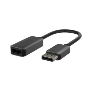 Belkin Aktiver DisplayPort auf HDMI Adapter, 4K HDR, blk/grey AVC011BTSGY-BL