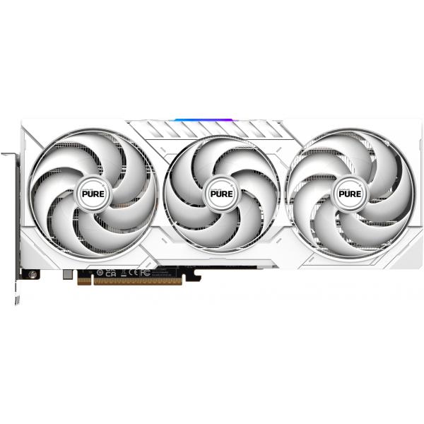 RX 9070 16GB Sapphire Pure Radeon OC GDDR6 3 Fan white 11349-02-20G