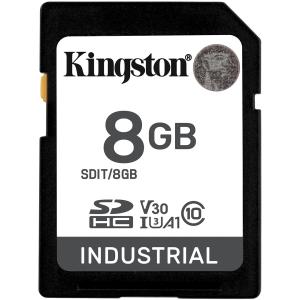 CARD Card 8GB Kingston HC Industrial -40C to 85C retail SDIT/8GB