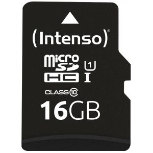 CARD Micro Card 16GB Intenso SD-HC UHS-I inkl. SD- Adapter retail 3424470