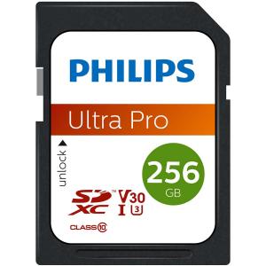 Philips SDXC Card 256GB Class 10 UHS-I U3 V30 A1 FM25SD65B/00