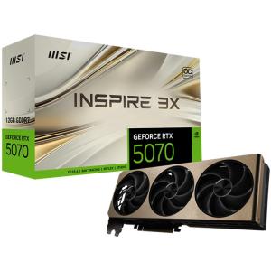 RTX 5070 12GB MSI Inspire 3X OC GDDR7 3 Fan V532-006R