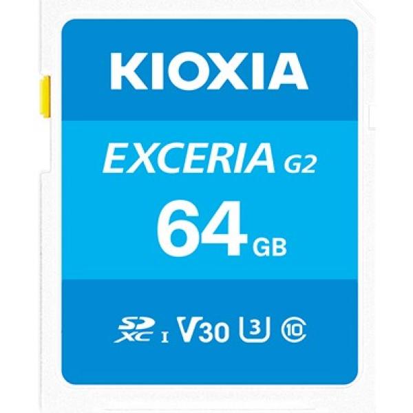 CARD KIOXIA SD-Card Exceria 64GB Gen 2. LNEX2L064GG4