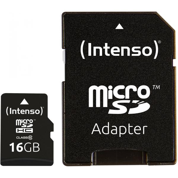 Intenso Speicherkarte Microsdhc-card Class 10 16 Gb 3413470 (4034303016136)
