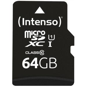 CARD Micro Card 64GB Intenso SD-HC UHS-I retail 3423490