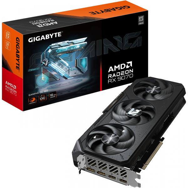 RX 9070 16GB Gigabyte Radeon Gaming OC GDDR6 3Fan GV-R9070GAMING OC-16GD