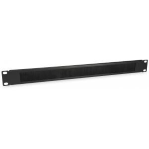 Equip 19" Kabeldurchführung 1HE mit Bürsteneinsatz schwarz 327413