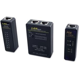 Equip Kabeltester Netzwerk f. RJ45/RJ11/RJ12/BNC Kabel sw 129968