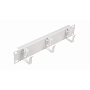 Equip 10" Kabeldurchführung mit Ringeinsatz. 1U grau EZMR-10-G